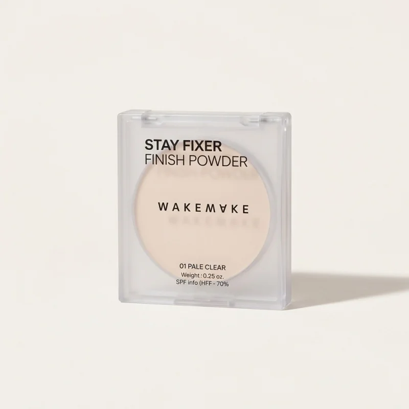 WAKEMAKE Stay Fixer Finish Powder 01 Pale Clear - Oil Control & Blur - Main Image