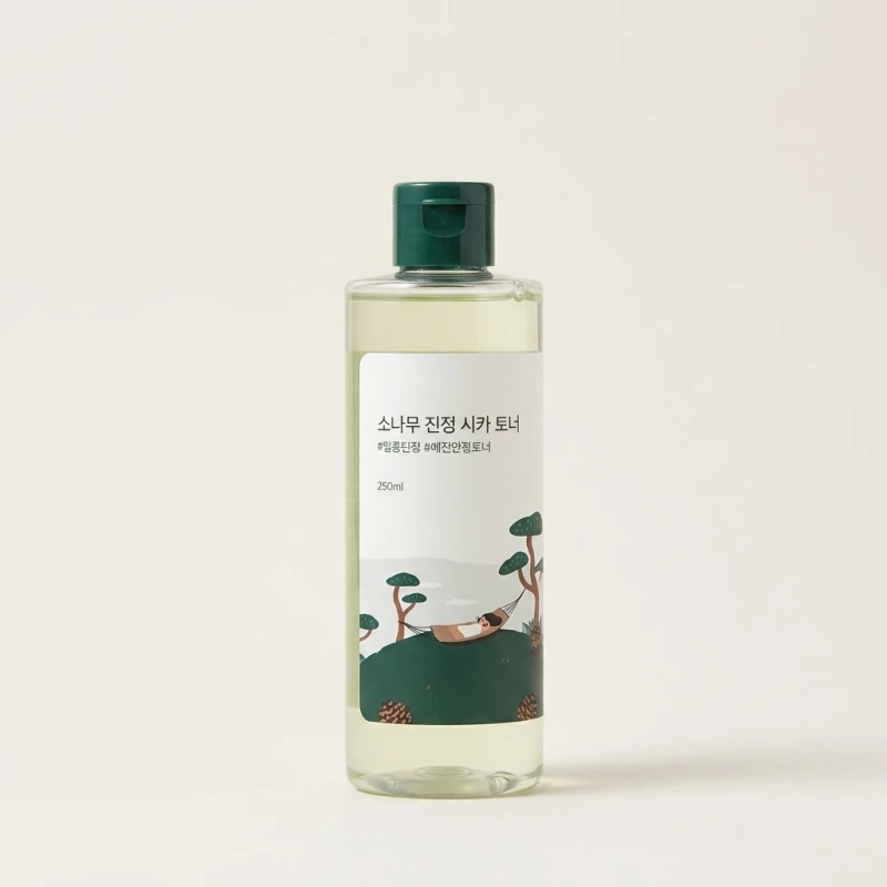 ROUND LAB Pine Calming Cica Toner 250ml - Soothing Care for Sensitive Skin - Main Image