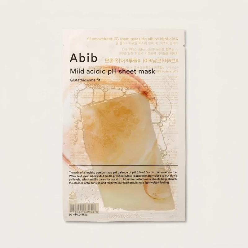 Abib Mild Acidic pH Sheet Mask Glutathiosome Fit - Brightening 10 Pack - Main Image