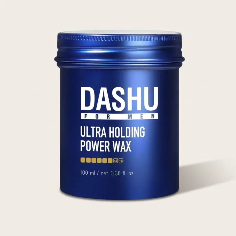 DASHU For Men Ultra Holding Power Wax 100ml - Strong Hold Hair Styling - Main Image