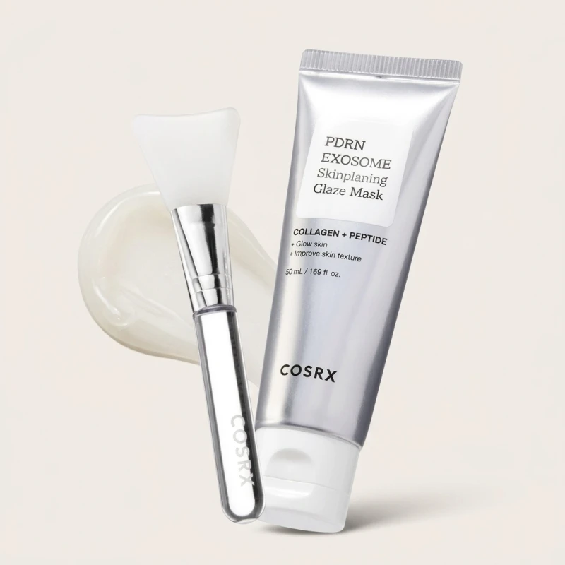 COSRX PDRN Exosome Skinplaning Glaze Mask 50ml with Applicator Brush - Main Image