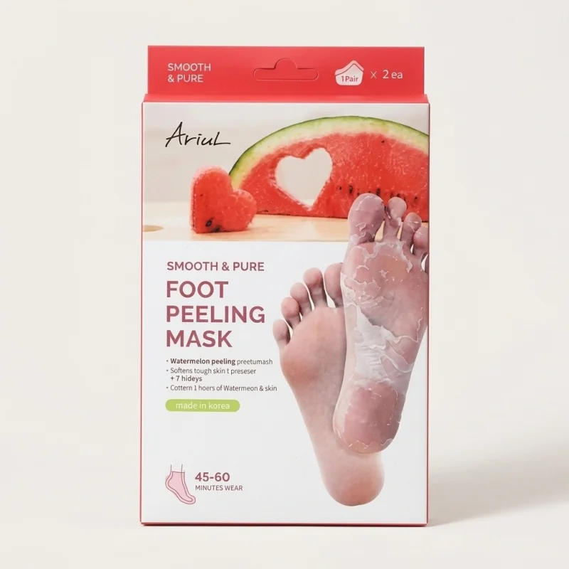 ARIUL Smooth & Pure Watermelon Foot Peeling Mask - 2 Pair Value Pack - Main Image