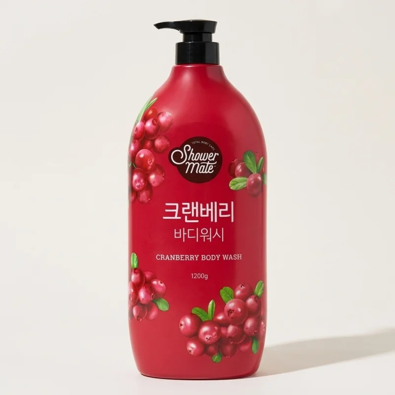 SHOWER MATE Cranberry Body Wash 1.2kg - Refreshing Antioxidant Cleansing - Main Image