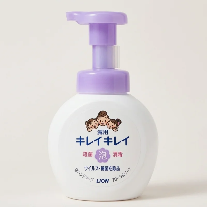 LION Kirei Kirei Foaming Hand Soap Floral 250ml - Antibacterial Formula - Main Image
