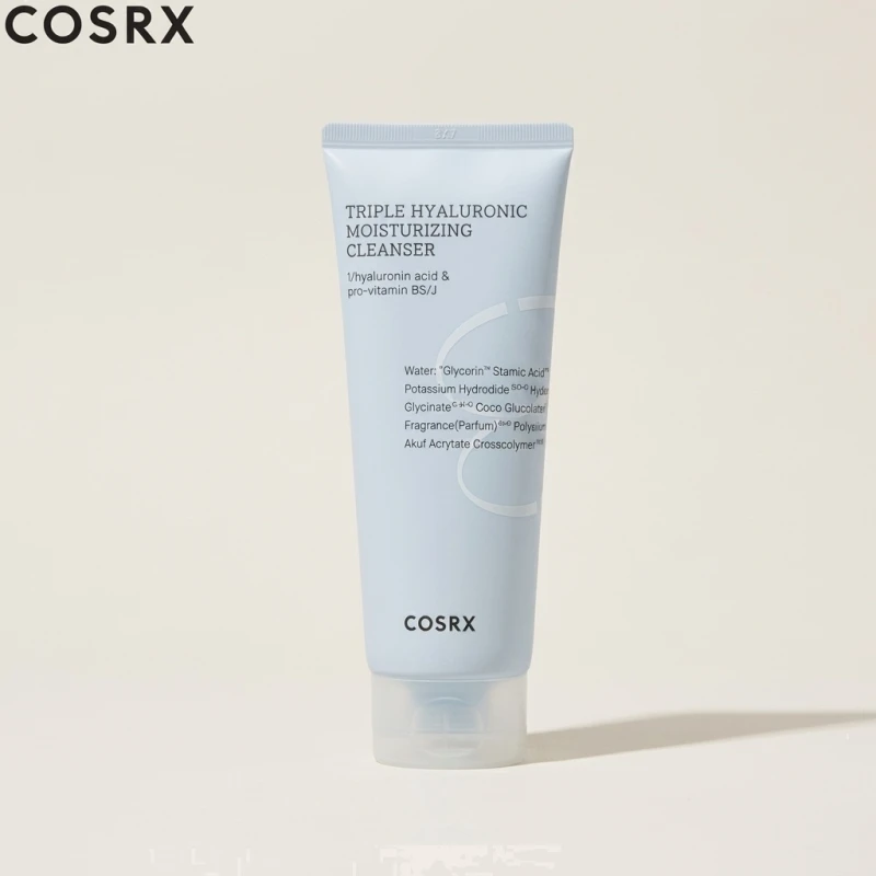 COSRX Hydrium Triple Hyaluronic Moisturizing Cleanser, Hydrating Face Wash 150ml - Main Image