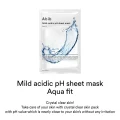 Abib Mild Acidic pH Sheet Mask Aqua Fit for Intense Hydration, 10 Sheets 2