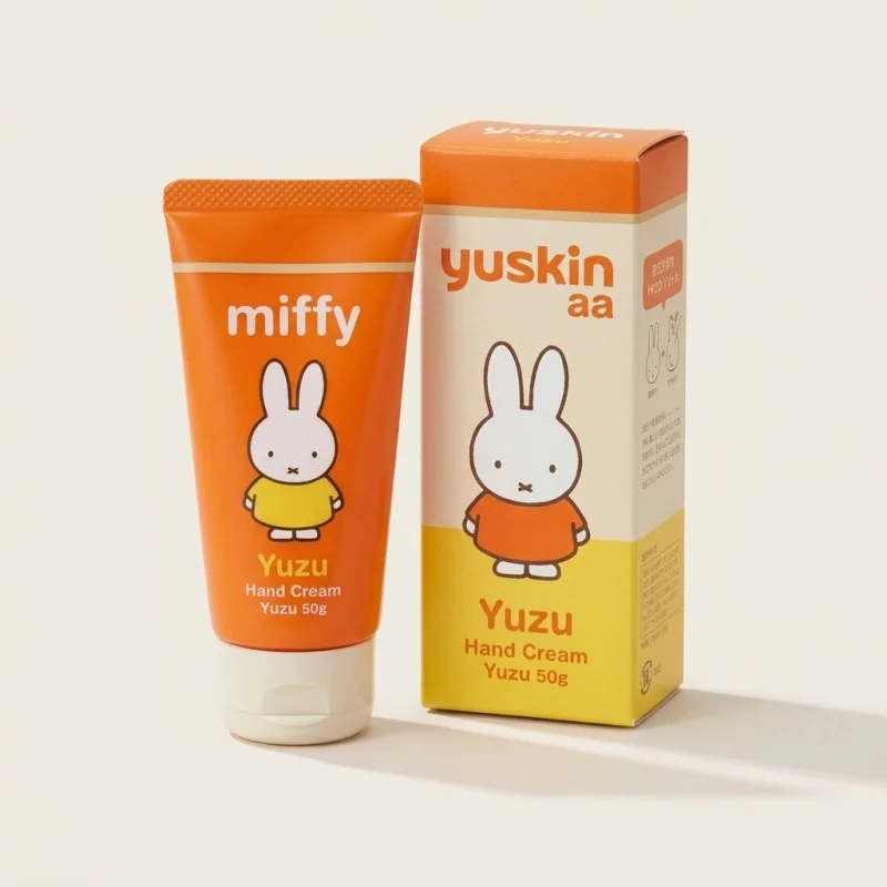Yuskin Hana Miffy Hand Cream Yuzu - Vitamin-Enriched Moisturizer 50g - Main Image