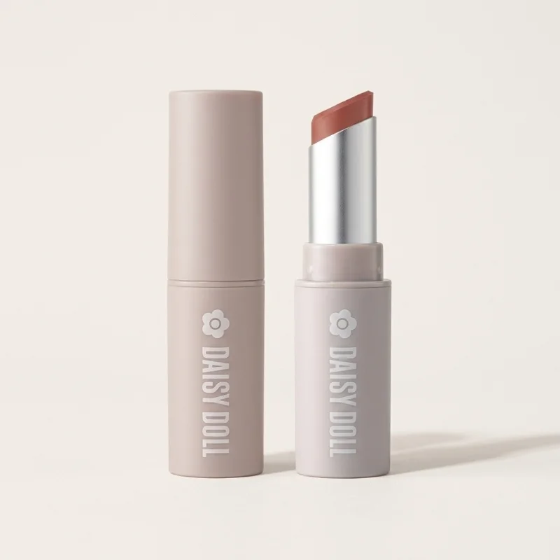 DAISY DOLL by Mary Quant Matte Lipstick R-02, High Pigment Creamy Lip Color - Main Image