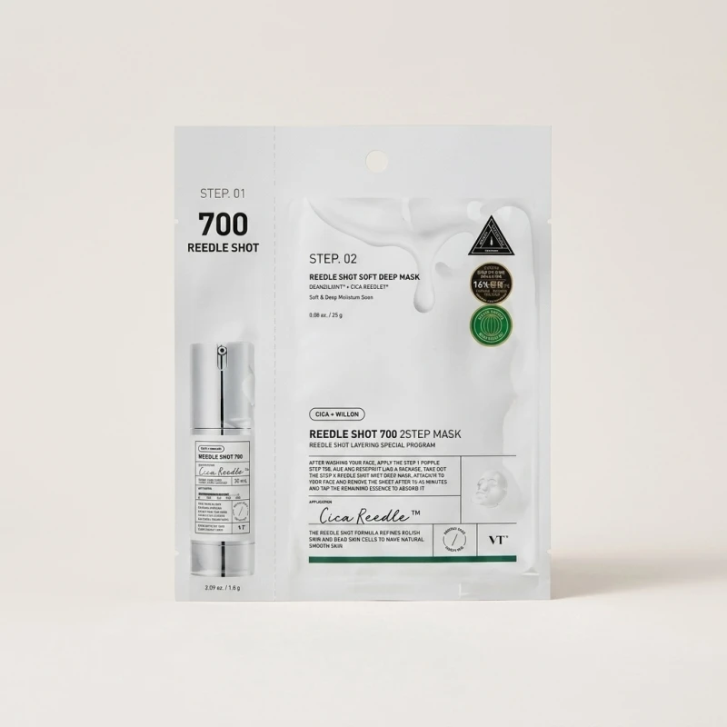 VT Reedle Shot 700 2-Step Mask - Intensive Skin Texture & Pore Care - Main Image