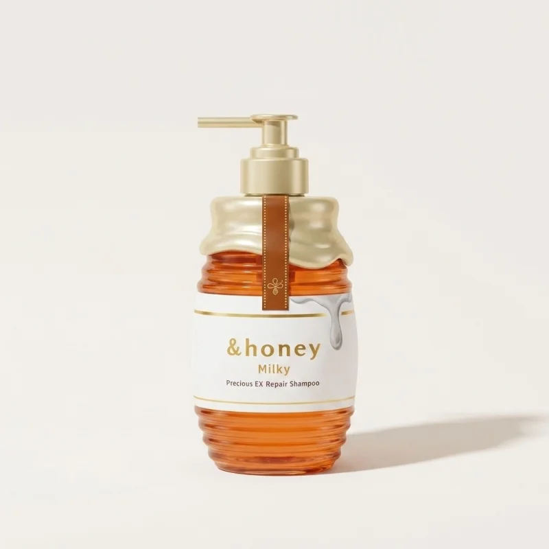&honey Milky Precious EX Repair Shampoo 500ml - Intensive Damage Care - Main Image