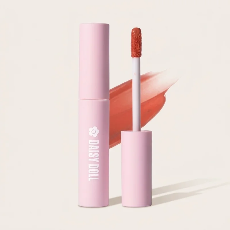 DAISY DOLL Watery Lip Tint O-01 - Long-Lasting Glossy Orange Lip Color - Main Image