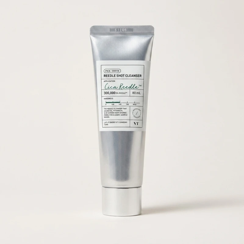 VT Reedle Shot Cleanser 80ml - Gentle Exfoliating Daily Facial Wash - Main Image