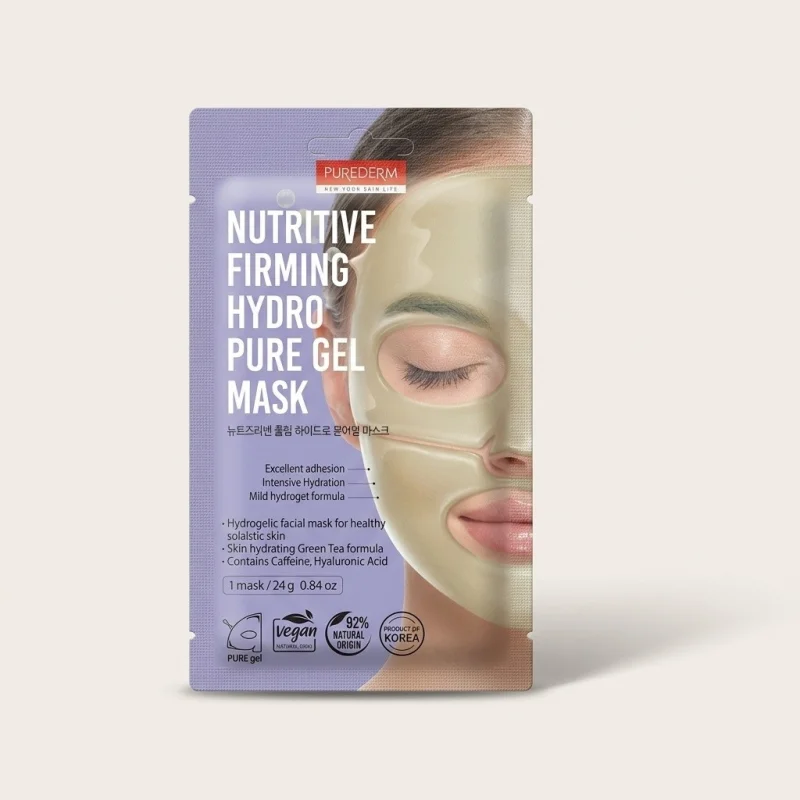 Purederm Nutritive Firming Hydro Pure Gel Mask - Hydrating Vegan Face Mask - Main Image