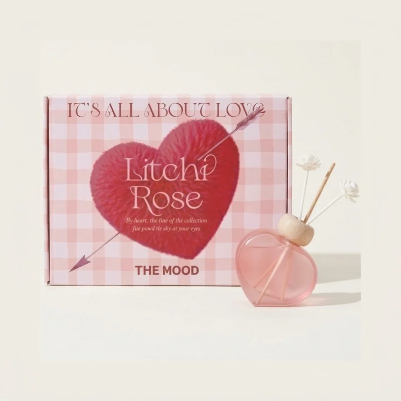THE MOOD++ Love Diffuser Set Litchi Rose Heart-Shaped Home Fragrance - Main Image