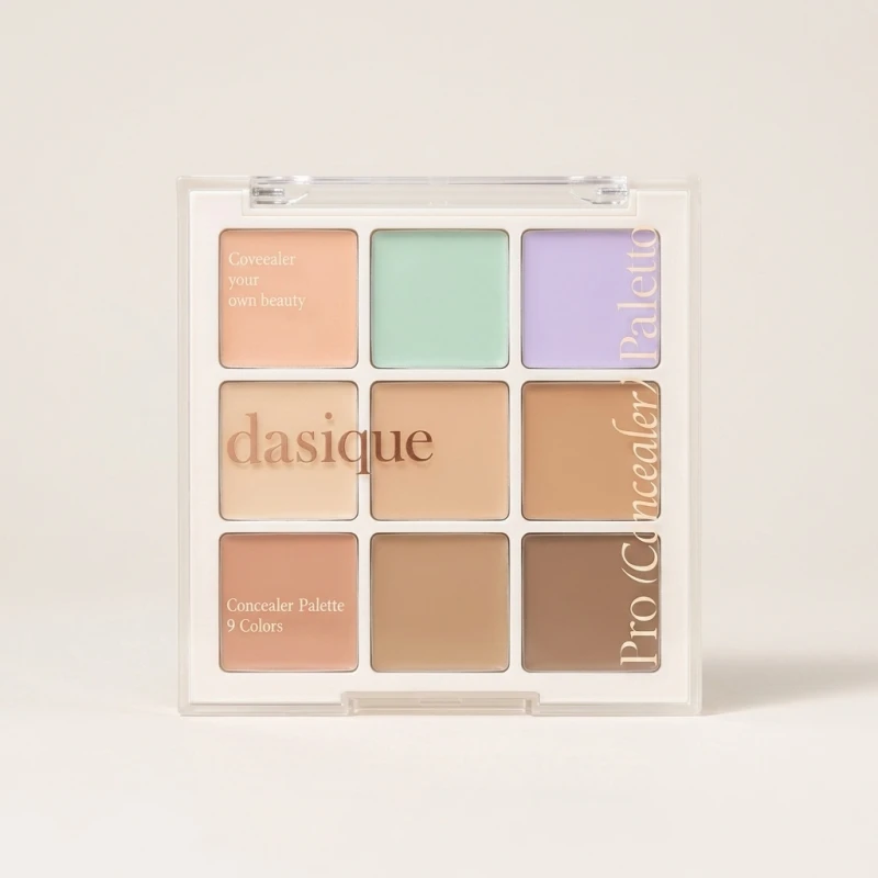 DASIQUE Pro Concealer Palette 01 Cover - 9-Shade Color Correcting Makeup - Main Image