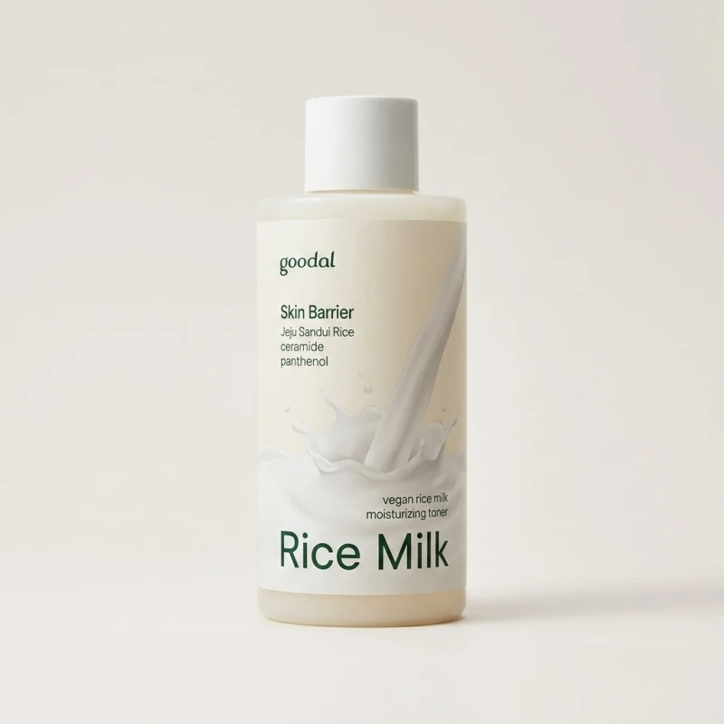 GOODAL Vegan Rice Milk Moisturizing Toner 250ml - Skin Barrier Care - Main Image