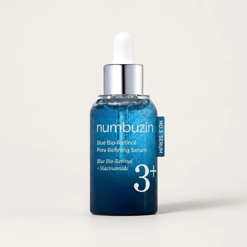 NUMBUZIN No. 3 Blue Bio-Retinol Pore Refining Serum 30ml - Smooth Skin Texture - Main Image