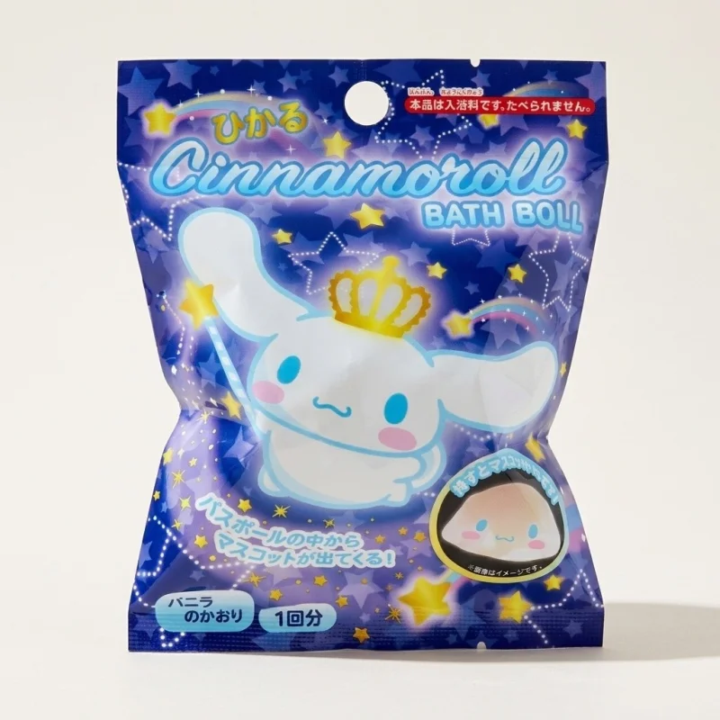 SANTAN Cinnamoroll Glowing Bath Ball with Surprise Toy, Vanilla Scent - Main Image