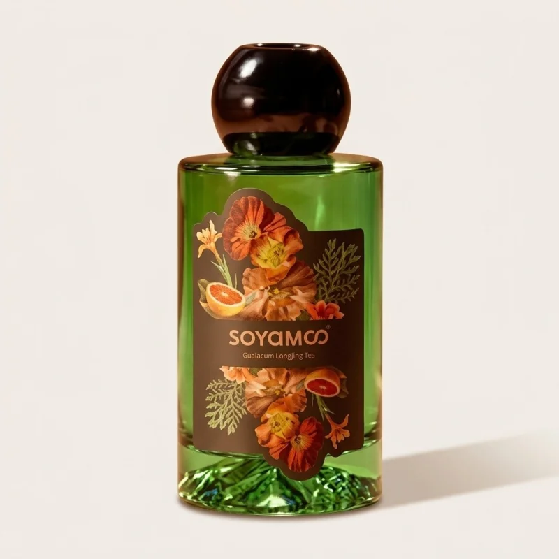 SOYAMOO Guaiacum Longjing Tea Fragrance Diffuser - 100ml Home Scent - Main Image