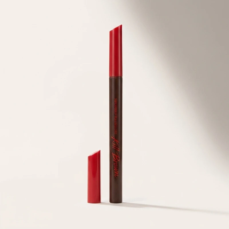 CLIO Superproof Pen Liner 02 Brown - Smudge-Resistant Liquid Eyeliner - Main Image