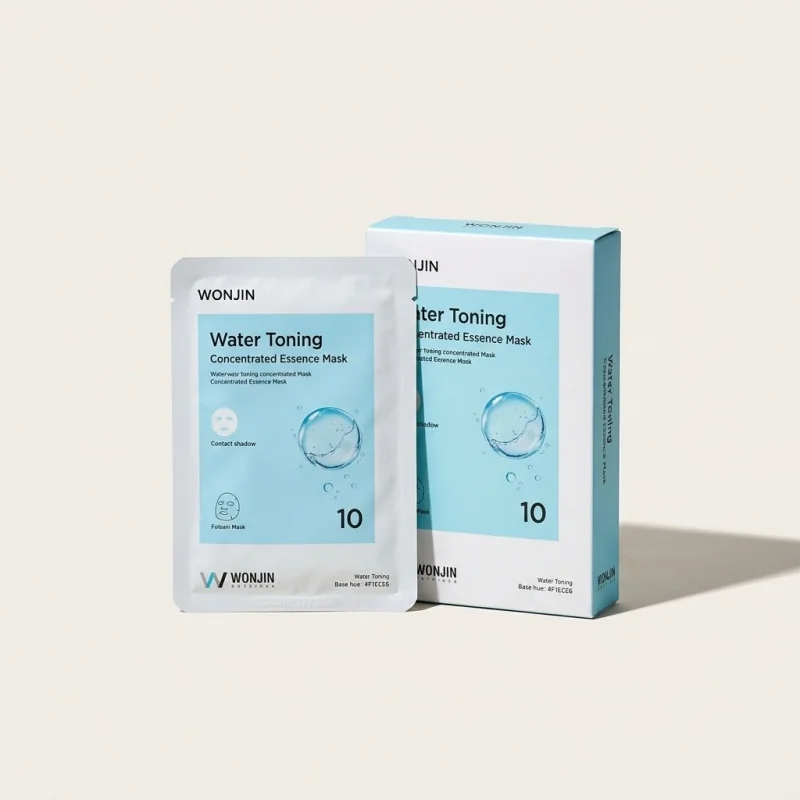 WONJIN Water Toning Concentrated Essence Mask - Brightening & Hydration (10 Pack) - Main Image