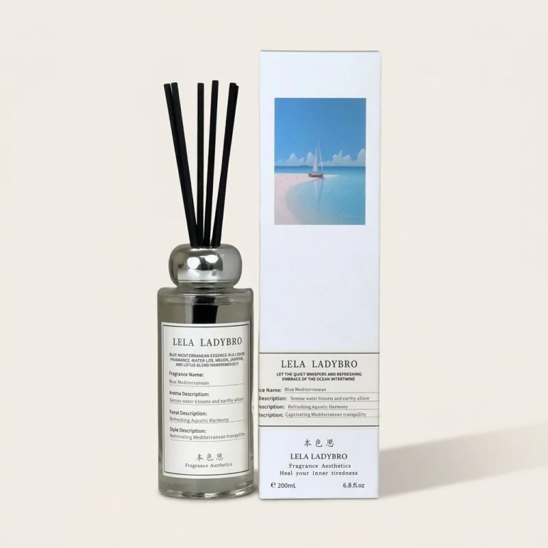 LELA LADYBRO Blu Mediterraneo Fragrance Reed Diffuser 120ml - Main Image