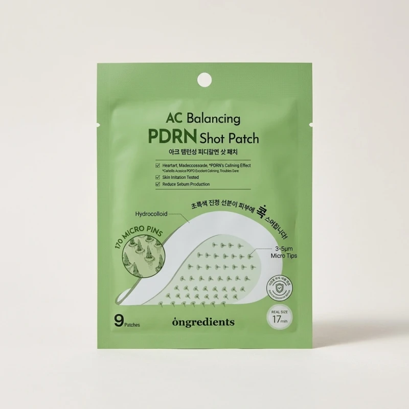 ONGREDIENTS AC Balancing PDRN Shot Patch – 9 Soothing Micro-pin Patches - Main Image