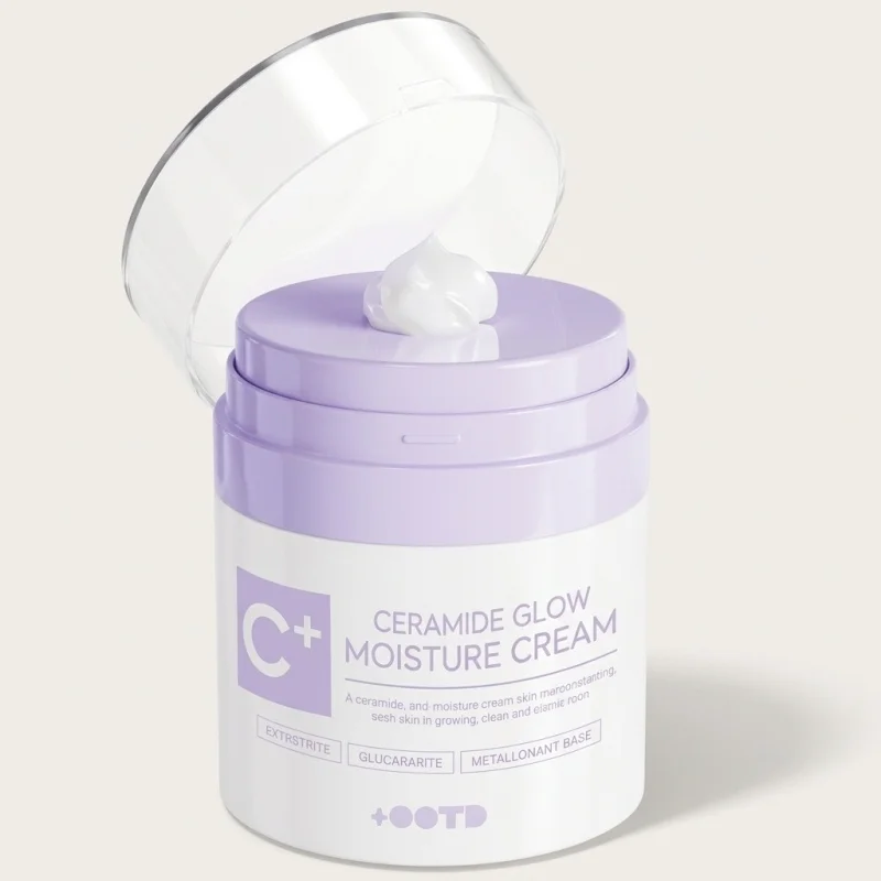 OOTD Ceramide Glow Moisture Cream 50ml – Hydrating Face Moisturizer - Main Image