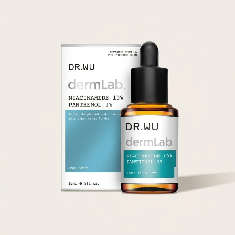 DR.WU 10% Niacinamide + 1% Panthenol Serum for Dehydrated Skin, 15ml - Main Image