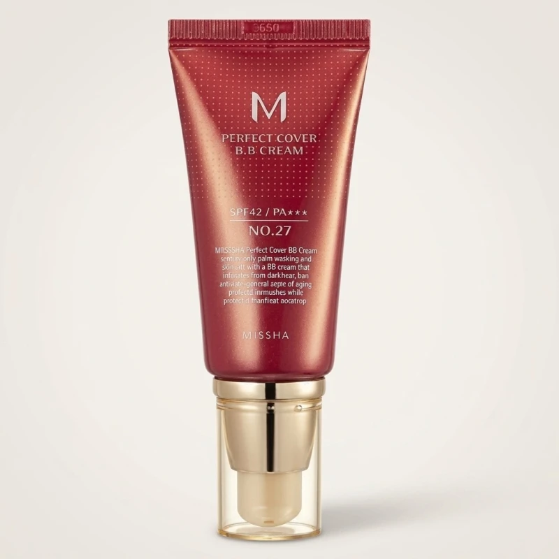 MISSHA M Perfect Cover BB Cream SPF 42 PA+++ No. 27 Honey Beige, 50g - Main Image