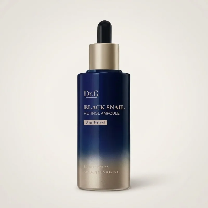 Dr.G Black Snail Retinol Ampoule 50ml - Firming & Texture Care Serum - Main Image