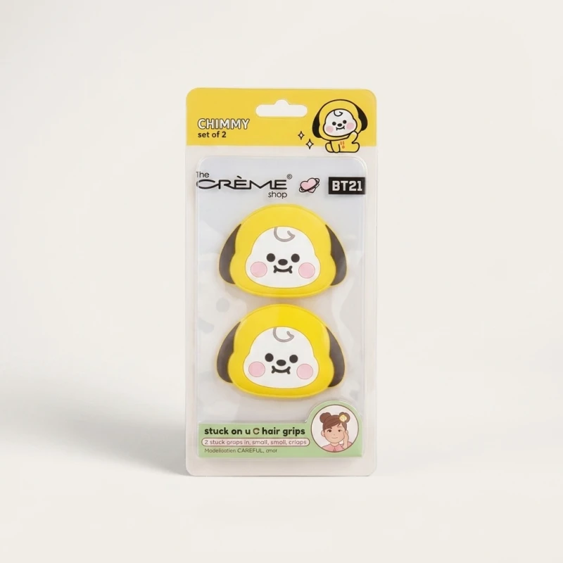 The Crème Shop x BT21 Chimmy Stuck On U Hair Grips, Set of 2 - Main Image