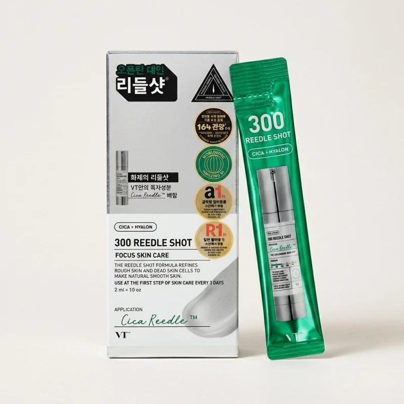 VT Reedle Shot 300 Essence - Cica Micro-Needle Skin Booster (10 Sticks) - Main Image