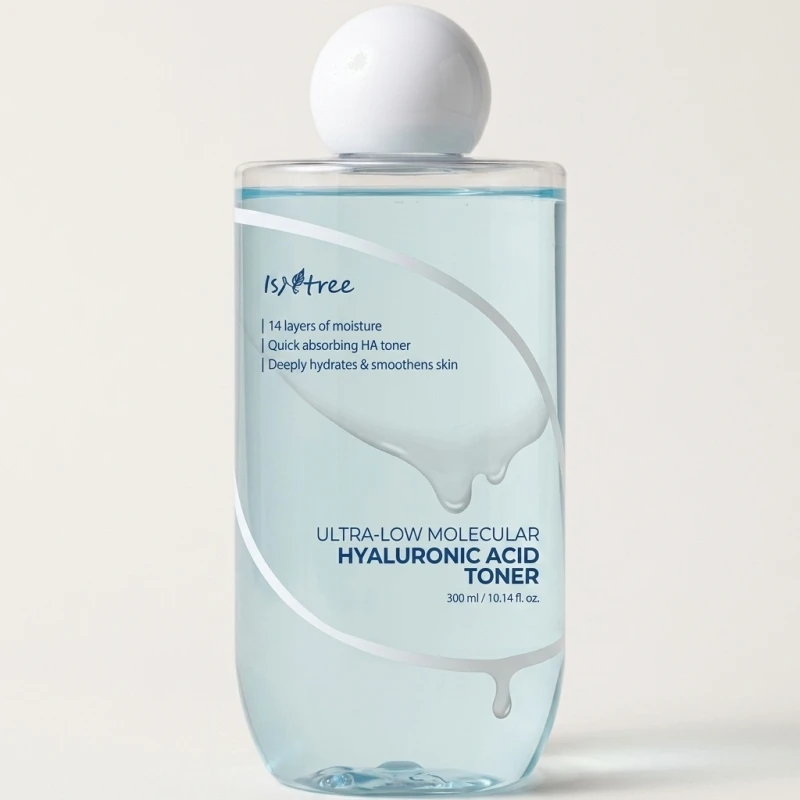 ISNTREE Ultra-Low Molecular Hyaluronic Acid Toner 300ml - Deep Hydrating Formula - Main Image