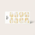 OHORA P Sun Daisy Semicured Gel Pedi - Yellow Floral DIY Pedicure Strips 1