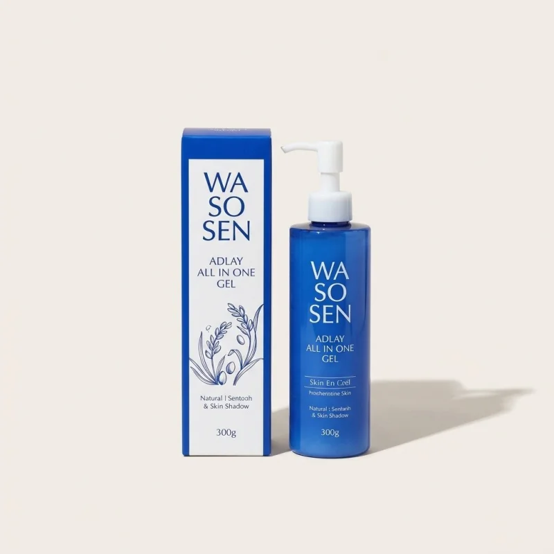 WA SO SEN Adlay All-in-One Gel 300g - Hydrating Face and Body Moisturizer - Main Image