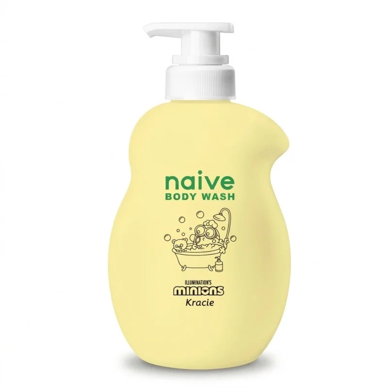 Kracie Naive Body Wash Minions Limited Edition - 530ml Plant-Based Cleanser - Main Image