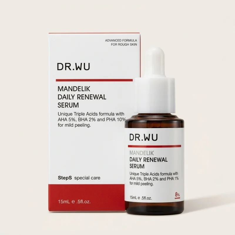 DR.WU Mandelik Daily Renewal Serum 8% - Triple Acid Exfoliating Treatment 15ml - Main Image