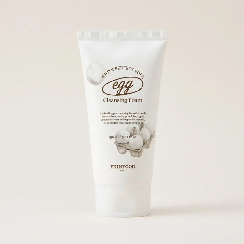 SKINFOOD Egg White Perfect Pore Cleansing Foam 150ml  - Main Image