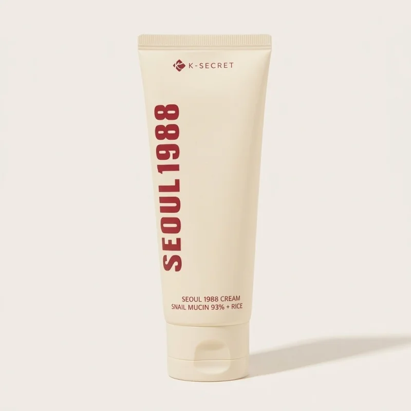 KSECRET Seoul 1988 Snail Mucin 93% + Rice Cream - Hydrating Moisturizer 100ml - Main Image