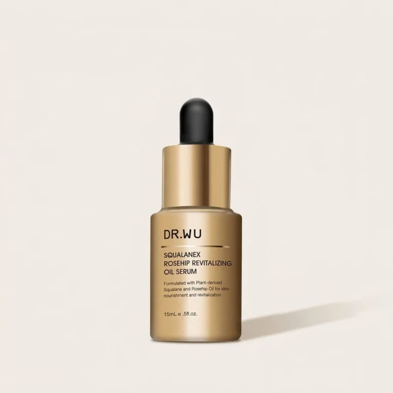 DR.WU Squalane Rosehip Revitalizing Oil Serum 15ml - Nourishing Face Oil - Main Image