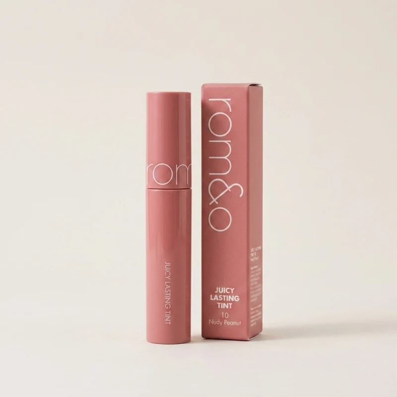 rom&nd Juicy Lasting Tint 10 Nudy Peanut - Glossy Lip Tint - Main Image