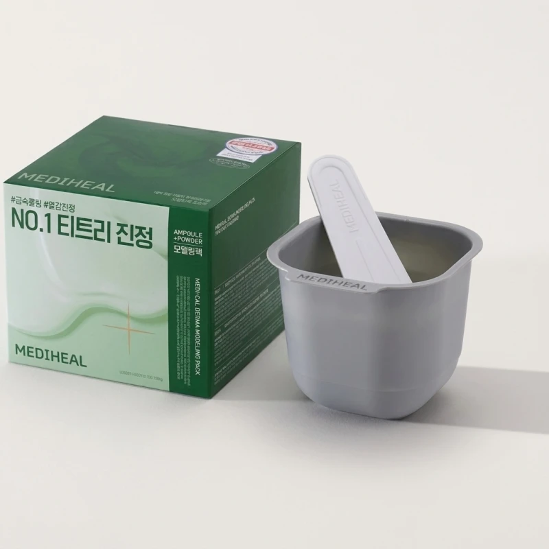 MEDIHEAL Derma Modeling Pack Teatree Calming - Soothing Rubber Mask Set - Main Image