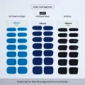 OHORA Semicured Gel Nail N Royal Navy - Glossy Deep Blue DIY Manicure 4