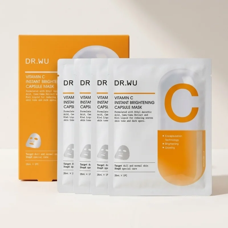 DR.WU Vitamin C Instant Brightening Capsule Mask - 4 Sheets - Main Image