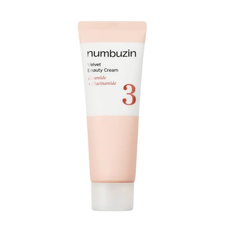 numbuzin No. 3 Velvet Beauty Cream 60ml - Smooth Texture & Makeup Booster - Main Image