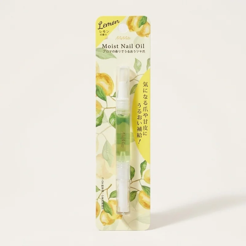 BN Moist Nail Oil Pen in Lemon Scent for Cuticle and Nail Care - Main Image