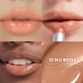 ROMAND Glasting Melting Balm 10 Nu Beige - High-Shine Hydrating Lip Color 3