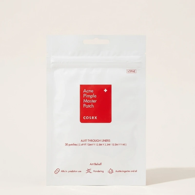 COSRX Master Patch Original Fit - 30 Hydrocolloid Acne Pimple Patches - Main Image