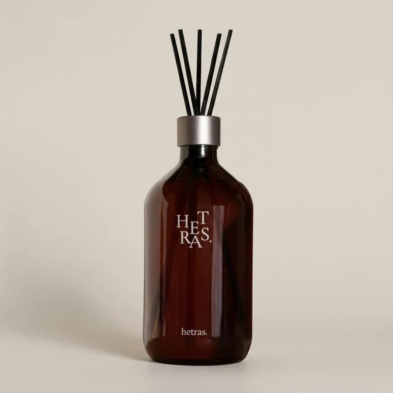 Hetras Premium Reed Diffuser Set - Daisy Scent, 500ml Twin Pack - Main Image
